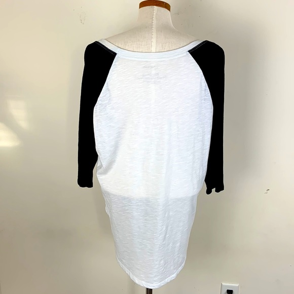 Torrid Black And White Basketball 3/4 Sleeves Can’t Sink Pink Tee Size 2X - Picture 4 of 6